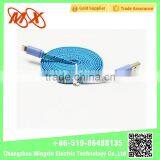 OEM 1M Fabric Braided USB Data Charger Cable for Iphone5/5S /6 /6s 6Plus Nylon Cord thumbnail-2