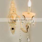 Modern Jade Stone Crystal Wall Sconce Lamp Light Lighting Fixture Wall Mounted for Hotel Decor CZ031/1