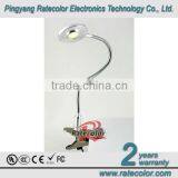 Touch Switch Aluminium Led Desk Light, Led Table Lamp With Clip
