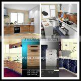 Latest Wood Lines Kitchen Cabinets in Pvc Membrane in 2015 thumbnail-4