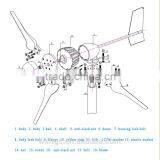 Home Use Horizontal Axis Wind Generator 900w thumbnail-3
