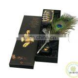 Peacock Feather Gift Pen and Metal Pen Set Wholesale thumbnail-1