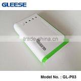 New 2016 Wholesale ABS High Quality Dual Port Power Bank for Portable Charger Mobile Power 6600mAh thumbnail-5