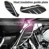 Newest ABS Plastic Air Deflectors Trims Heat resistant insulation guide plate For Harley Touring FLHTCUTG FLHRC FLHTCU 2009-2013                        
                                                Quality Choice