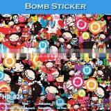 HD-027 CARLIKE Air Bubble Free Bomb Sticker Car Wrap Material thumbnail-4