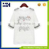 High Quality Cheap Women Shirt Designing Lace thumbnail-3
