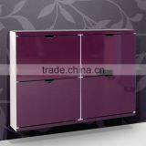 Shoe Storage Shelf Shoe Cabinet 4 Drawers Metal Children Shoe Chest 4 Door Square Shoe Rack Shelf thumbnail-4