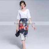 2016 Cotton best selling dress women sleeve casual office lady working outdoor fashion autumn dress