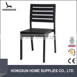 Outdoor terrace furniture polywood outdoor aluminum stacking sling chairs