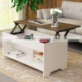 Modern Adjustable Coffee Table Lift Wooden Tea Table Design China Factory Wholesale