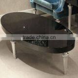 Modern wooden oval coffee table (LS-850B)