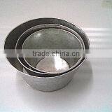 small metal flower pot