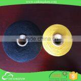 Solid color brilliant quality acrylic blended knitting yarn