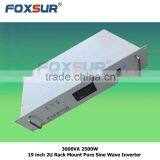 Hot Sale Perfect Design High Performance 3000VA 2500W 48V dc to 110V ac Solar Power 19 Inch 2U Rack Mount Pure Sine Wave Inverte thumbnail-2