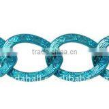 Aluminum Side Twist Chains, DIY Jewelry Chain, About 20x16x2mm(CHA-K125600190-K01) thumbnail-1