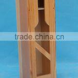Excellent Pine Single Bottle Wooden Wine Gift Boxes