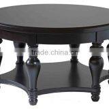 HDCT246 High Gloss big round indian wooden tea table