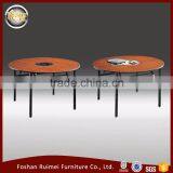 High Quality With Cheap Price Folding Hotel Commercial Restaurant Hotpot Table thumbnail-2