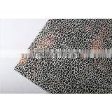 Shaoxing WZQH New Classic Black Leopard Design Coated Interlock Scuba / Air Layer Knit Fabric thumbnail-3