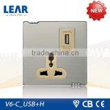 2015 Usb Socket Wall Europe