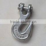 G80 alloy steel chain fittings grab hook self locking clevis hook