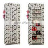 Made in China 10 Tier Non-woven Fabirc Melamine Mdf Shoe Cabinet thumbnail-3