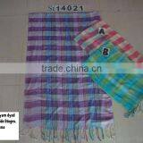 Viscose Yarn Dyed Fancy Scarves thumbnail-1