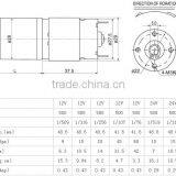 20mm Shaft Length 24Volt 60rpm PMDC Planetary Gear Motor thumbnail-6