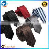 New Classic Plain Color Polyester Silk Men Tie Necktie