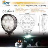 Bridgelux 3W/LED Round Led Working Light 24W for SUV Off-road 4x4 ATV UTV