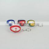 Promotion Cheap Cute Rugby Ball Keychain,2016 Promotional pu Mini Rugby Ball Stress Ball Keychain thumbnail-6