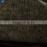 Fancy Women Wool Lined Black Sheepskin Leather Touchscreen Gloves With Zipper thumbnail-2