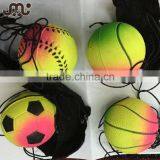 Wholesale mixed colors 60mm toss and catch wrist band ball