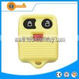 3 button yellow universal remote key fob with high quality no blade no logo for ford escort mustang galaxy