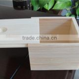 cheap wholesale unfinished wooden craft boxes coffee mug gift box