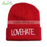 High Quality Pom Pom Cheap Custom Embroidery Winter Hat/Knitted Beanie/Knitted Hat thumbnail-1