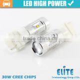 12V 30W Car Led Turn Light Bulb T25 Light Auto Amber 3156 Led thumbnail-4