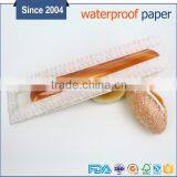 FDA Approved French Loaf Bread Logo Print Packaging Paper Bag With Clear Window thumbnail-3