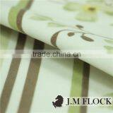 Blue Flower Pattern Print Flocking Flocked Fabrics for Sofa thumbnail-6