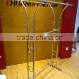 HJ-30 Double Bar Adjustable Heavy Duty Garment Display Rack thumbnail-3