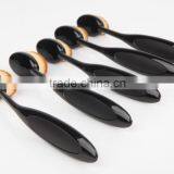 2016 Hot Sale Makeup Brush 10pcs Private Label Tooth Brush Wholesale Oval Foundation Makeup Brush Set thumbnail-3