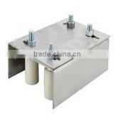 4 Nylon rollers with bracket gate suport board
