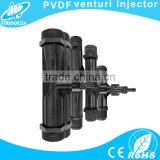 PVDF 1" 2" 6" venturi injector nozzle tube mixer for ozone