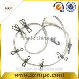 Mini Travel Clothes Line With Clips thumbnail-2