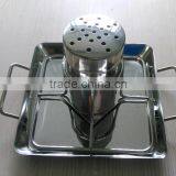 Classic Design Stainless Steel Beer Can Chicken Roaster thumbnail-1