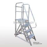 Aluminum Alloy Mobile Platform With Aluminum Step Ladder thumbnail-1