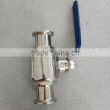 Hot Sale 3 Inch Stainless Steel 304 Food Grade Sanitary Ball Valve thumbnail-1