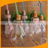 Food Grade 400ml/500ml/700l PET Pastic Lightbulb Bottle With Screw Cap thumbnail-2