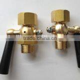 Brass Gauge Stop Valve DIN 16261/16262,brass Gauge Cock for Pressure and Temperature Gauges Accessories thumbnail-1