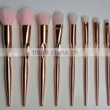 Luxury Rose Gold Pink Makeup Cosmetic Brushes thumbnail-1